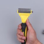 Brosse pour chien brosse dmlante brosse pour le sous - poil peigne pour chien brosse de sous - poil ...