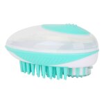 Brosse de massage 2 en 1 pour animaux de compagnie, distributeur de shampooing pour le toilettage des ...