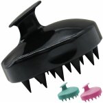 Brosse de massage pour cuir chevelu, t�te - noir vivezen