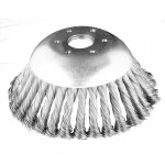 Brosse m�tallique pour d�broussailleuse 150 x 25, 4 mm, dure, fils emm�l�s