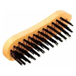 Brosse metallique violon 5 rangs acier trempe taliaplast - 361103