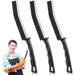 Brosse de nettoyage des interstices 3 pi�ces, brosse nettoyage salle de bainbrosse joint carrelag, brosse ...