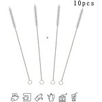 Brosse de nettoyage pour machines  caf entirement automatiques, brosse  tube  lait petite et troite, ...