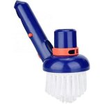 Brosse de nettoyage pour piscine, brosse de nettoyage d'angle pour marches de piscine, pour le fond des ...