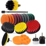 Brosse de perceuse électrique pour perceuse + kit de nettoyage de brosse de récurage de voiture pour ... Brosse de perceuse électrique pour perceuse + kit de nettoyage de brosse de récurage de voiture pour ...