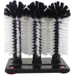Brosses de rin�age professionnelle mont�es sur 3 piliers - avec large plaque � ventouse en aluminium ...