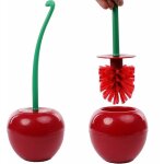 Brosse et support de toilette cerise brosse de toilette plastique brosse toilette cerise brosse wc design ...
