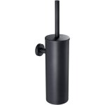 Brosse toilettes wc suspendu noir avec support de brosse, balai toilette wc en acier inox 304 � manche ...
