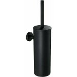 Brosse toilettes wc suspendu noir avec support de brosse, balai toilette wc en acier inox 304  manche ...