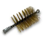Brosse � tube pro laiton � 80 mm raccord m12175 femelle ame en acier torsad� nettoyage brossage tube ...