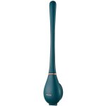 Linghhang ? brosse wc murale en silicone bleue ? flexible avec support � s�chage rapide ? poils anti ...