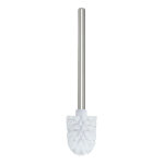 Brosse wc de rechange chromé tube blanc spirella Brosse wc de rechange chromé tube blanc spirella