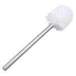 Brosse wc / wc / salle de bain de rechange, t�te de brosse de nettoyage avec manche en acier inoxydable, ...