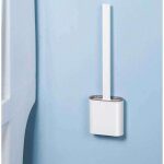 Brosse wc en silicone, brosse de toilettes pour salle de bain avec support  schage rapide, peut tre ...