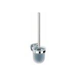 Wc - porte brosse wenko basic inox brillant brosse wc garantie 10 ans porte - brosse wc murale en acier ...