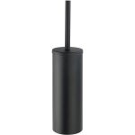 Brosse wc suspendue orea black, brosse wc murale fixation sans perage turbo - loc, acier inox, 9x39x12, ...
