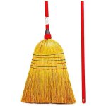 Brosserie thomas - balai paille de riz 6 fils poire roulee