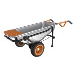Brouette 8 en 1 aerocart wg050 (jusqu'à 136kg, brouette, diable, chariot, chariot prolongé, support de ... Brouette 8 en 1 aerocart wg050 (jusqu'à 136kg, brouette, diable, chariot, chariot prolongé, support de ...