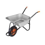 Brouette fuxtec fx - wb6404g - charge 120 kg volume 90 l acier galvanis�