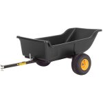 Brouette en plastique polar remorque 623 litres noir 249x137x79 cm