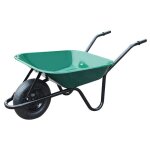 Brouette roue gonfl�e en acier a4140gf3801 100 l vert - altrad