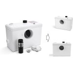 Broyeur sanitaire / wc 600w - 3 en 1 wc + lavabo, douche Broyeur sanitaire / wc 600w - 3 en 1 wc + lavabo, douche