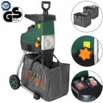 Gardebruk - broyeur de v�g�taux silencieux 3100 w broyeur de jardin avec 2x sac 60l branches arbustes ...