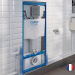 Watermatic - broyeur wc adaptable waterwall avec bâti support grohe Watermatic - broyeur wc adaptable waterwall avec bâti support grohe