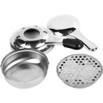 Br�leur d'alcool, r�chaud � alcool portable, r�chaud � alcool en acier inoxydable, mini r�chaud � alcool ...