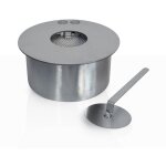 Br�leur rond bio�thanol en inox 2, 5 l diam. 22 cm avec laine de roche ? divina fire