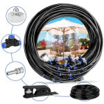 Brumisateur exterieur, 20m brumisateur terrasse avec 20 buse brumisateur (en laiton, 3 / 4') brumisateur ...