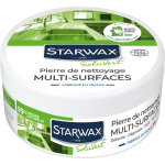 Brunel - pierre blanche de nettoyage 375g 100% d'origine naturelle en pot starwax vert