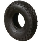 Bs rollen - pneu de rechange pour roue gonflable d. 400 mm profil rainur