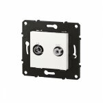 Prise tv - sat altge adapte  la rception satellite finition neige bticino btal43dd