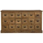 Rendez - vous d�co - buffet en bois recycl� 18 tiroirs - miramas