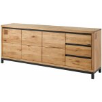 Massivmoebel24 - buffet 210x45 chne sauvage huil bois naturel villanders 152