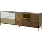 Buffet 240x45x85 bois de manguier marron huilé chicago 106 Buffet 240x45x85 bois de manguier marron huilé chicago 106