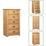 Buffet 46x40x89 cm pin gamme panama - buffet - meuble de rangement - commode - armoire lat�rale - mobilier ...