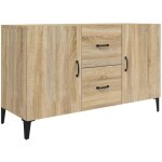 Maison chic - buffet - armoire de rangement enfilade chne sonoma 100x36x60 cm bois d'ingnierie bv769720 ...