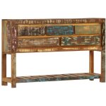 Helloshop26 - buffet bahut armoire console meuble de rangement 120 cm bois de rcupration solide