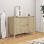 Buffet bahut meuble de rangement commode chne sonoma 103, 5x35x70 cm agglomr 29109
