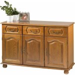 Buffet bas 3 portes et 3 tiroirs en ch�ne - quimper