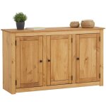 Caro - möbel - buffet salle à manger cancun l 135 cm en bois - finition laquée Caro - möbel - buffet salle à manger cancun l 135 cm en bois - finition laquée
