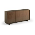 Buffet davallon, buffet de salon, buffet de salon avec 3 portes et 1 tiroir, 100% made in italy, 170x42h78 ...