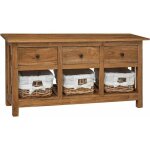 Buffet, enfilade, armoire de cuisine bois de r�cup�ration massif 100 x 30 x 50 cm pwfn74362 design in ...
