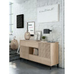 Buffet haut waco, buffet moderne à 2 portes, buffet du salon, meuble tv, buffet avec pieds pour salon, ... Buffet haut waco, buffet moderne à 2 portes, buffet du salon, meuble tv, buffet avec pieds pour salon, ...
