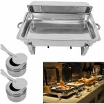 Gojoy - pour buffets de restauration et f�tes chaffing dish en acier inoxydable, 9 l, chauffe - plats ...