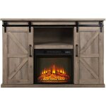 Purline - buffet rustique avec cheminée électrique 2000w Purline - buffet rustique avec cheminée électrique 2000w
