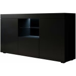 Muebles bonitos - buffet de salon bas 3 portes avec led 150x80x40cm meuble de rangement modèle natolia ... Muebles bonitos - buffet de salon bas 3 portes avec led 150x80x40cm meuble de rangement modèle natolia ...