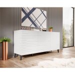 Buffet de salon nova cm 155x40x72h avec finition blanc mat Buffet de salon nova cm 155x40x72h avec finition blanc mat